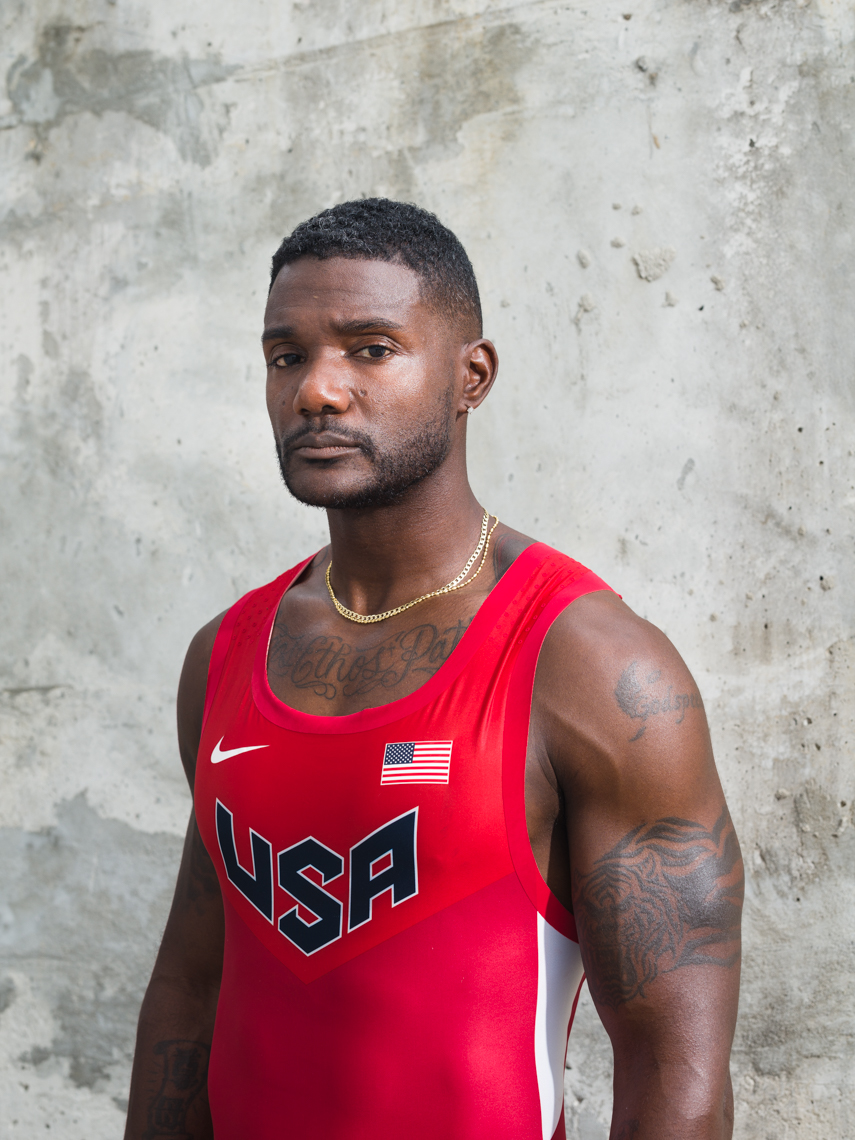 Team USA Sprinter Justin Gatlin